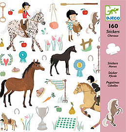 Stickers Djeco Pferde